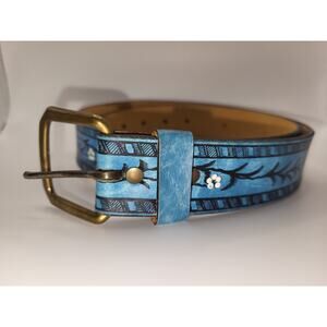 Hand Painted Genuine Bonded Leather 36/200 Belt